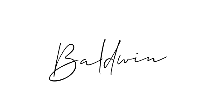 The best way (Allison_Script) to make a short signature is to pick only two or three words in your name. The name Baldwin include a total of six letters. For converting this name. Baldwin signature style 2 images and pictures png