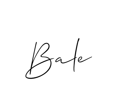 Make a short Bale signature style. Manage your documents anywhere anytime using Allison_Script. Create and add eSignatures, submit forms, share and send files easily. Bale signature style 2 images and pictures png