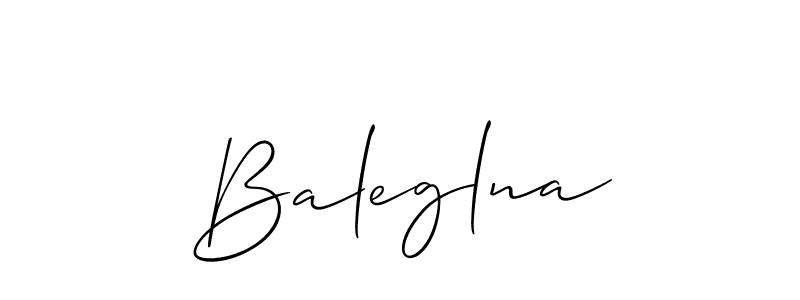 Also You can easily find your signature by using the search form. We will create Baleglna name handwritten signature images for you free of cost using Allison_Script sign style. Baleglna signature style 2 images and pictures png