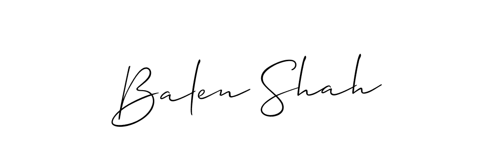 if you are searching for the best signature style for your name Balen Shah. so please give up your signature search. here we have designed multiple signature styles  using Allison_Script. Balen Shah signature style 2 images and pictures png