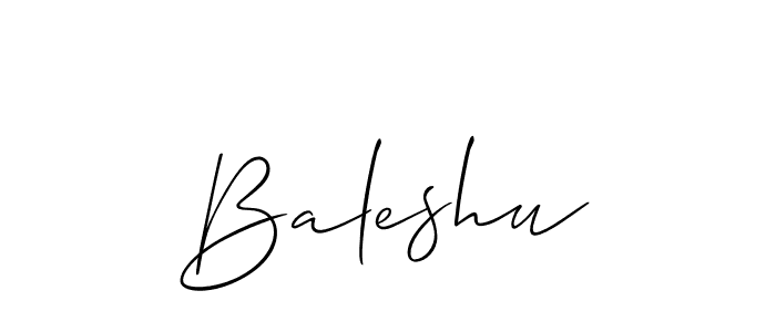 Also You can easily find your signature by using the search form. We will create Baleshu name handwritten signature images for you free of cost using Allison_Script sign style. Baleshu signature style 2 images and pictures png