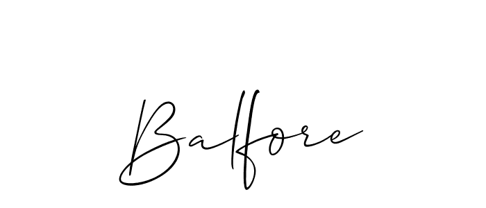 Make a short Balfore signature style. Manage your documents anywhere anytime using Allison_Script. Create and add eSignatures, submit forms, share and send files easily. Balfore signature style 2 images and pictures png