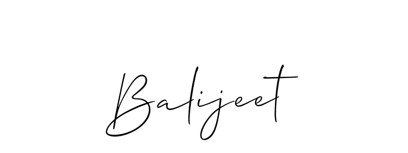 How to make Balijeet name signature. Use Allison_Script style for creating short signs online. This is the latest handwritten sign. Balijeet signature style 2 images and pictures png