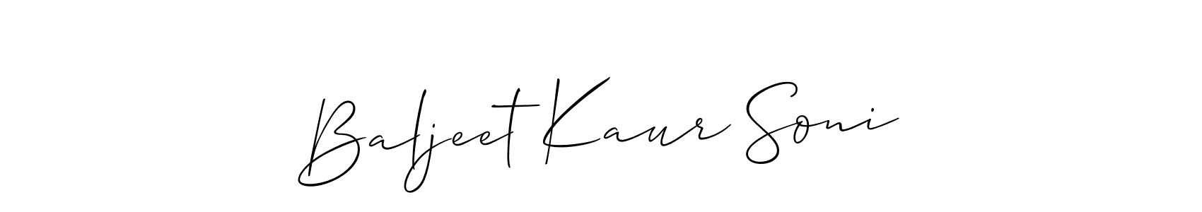 You can use this online signature creator to create a handwritten signature for the name Baljeet Kaur Soni. This is the best online autograph maker. Baljeet Kaur Soni signature style 2 images and pictures png