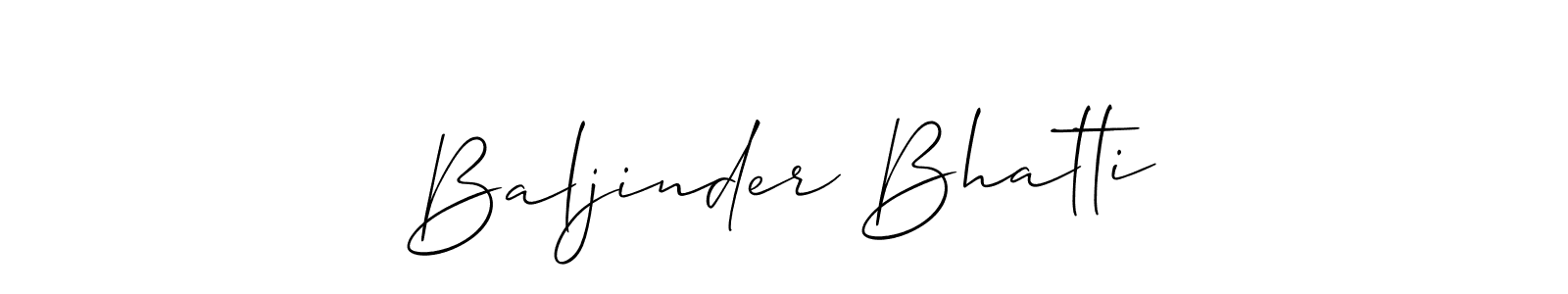 Best and Professional Signature Style for Baljinder Bhatti. Allison_Script Best Signature Style Collection. Baljinder Bhatti signature style 2 images and pictures png