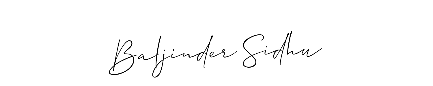 Similarly Allison_Script is the best handwritten signature design. Signature creator online .You can use it as an online autograph creator for name Baljinder Sidhu. Baljinder Sidhu signature style 2 images and pictures png