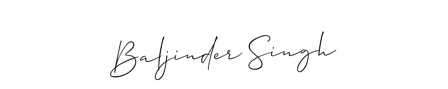 You should practise on your own different ways (Allison_Script) to write your name (Baljinder Singh) in signature. don't let someone else do it for you. Baljinder Singh signature style 2 images and pictures png