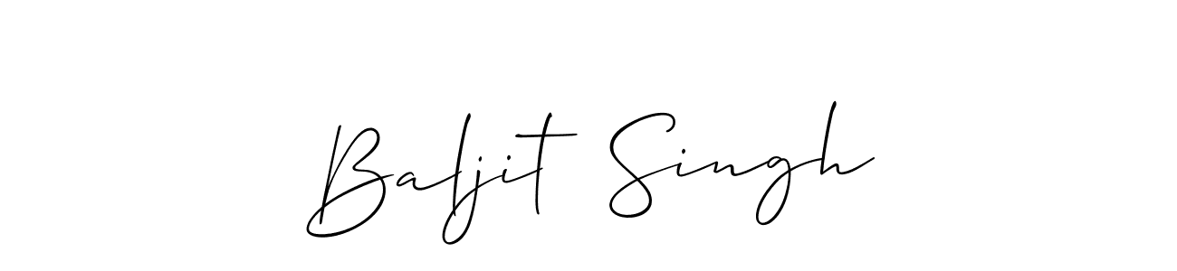 This is the best signature style for the Baljit  Singh name. Also you like these signature font (Allison_Script). Mix name signature. Baljit  Singh signature style 2 images and pictures png