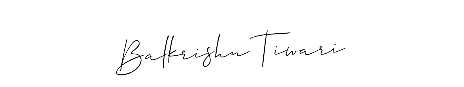 This is the best signature style for the Balkrishn Tiwari name. Also you like these signature font (Allison_Script). Mix name signature. Balkrishn Tiwari signature style 2 images and pictures png