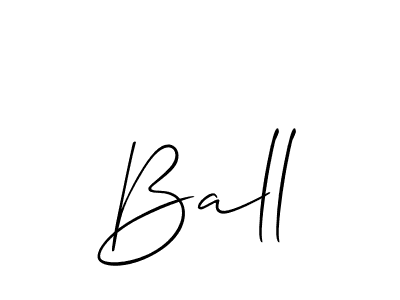 The best way (Allison_Script) to make a short signature is to pick only two or three words in your name. The name Ball include a total of six letters. For converting this name. Ball signature style 2 images and pictures png