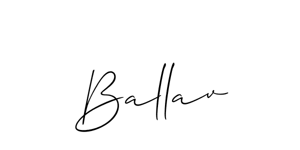 Best and Professional Signature Style for Ballav. Allison_Script Best Signature Style Collection. Ballav signature style 2 images and pictures png