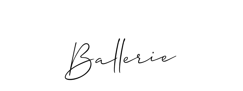 You can use this online signature creator to create a handwritten signature for the name Ballerie. This is the best online autograph maker. Ballerie signature style 2 images and pictures png