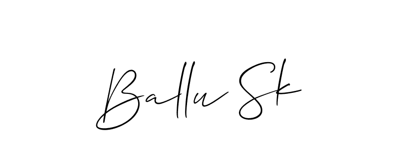 Also we have Ballu Sk name is the best signature style. Create professional handwritten signature collection using Allison_Script autograph style. Ballu Sk signature style 2 images and pictures png