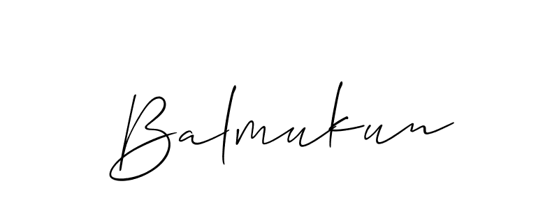 You can use this online signature creator to create a handwritten signature for the name Balmukun. This is the best online autograph maker. Balmukun signature style 2 images and pictures png