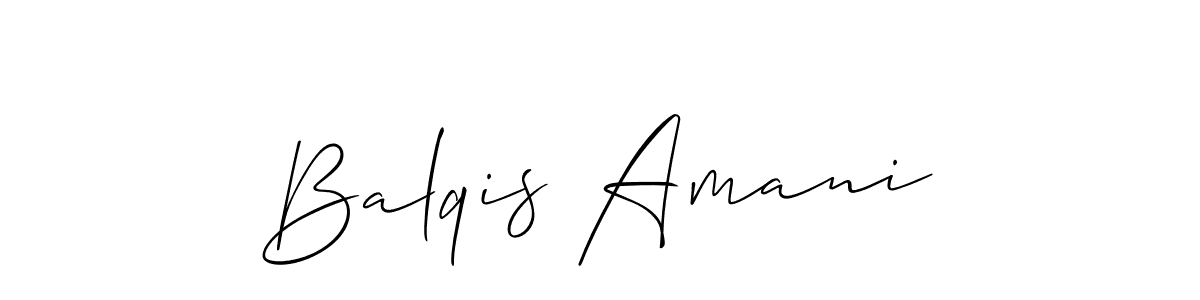 Check out images of Autograph of Balqis Amani name. Actor Balqis Amani Signature Style. Allison_Script is a professional sign style online. Balqis Amani signature style 2 images and pictures png