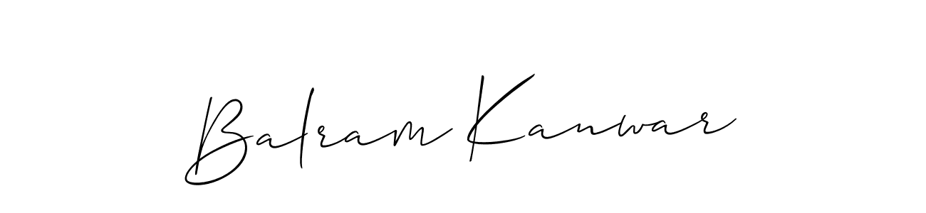 Once you've used our free online signature maker to create your best signature Allison_Script style, it's time to enjoy all of the benefits that Balram Kanwar name signing documents. Balram Kanwar signature style 2 images and pictures png