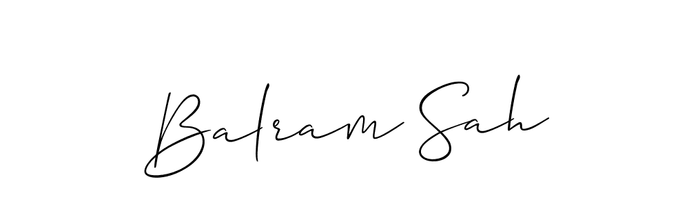 Once you've used our free online signature maker to create your best signature Allison_Script style, it's time to enjoy all of the benefits that Balram Sah name signing documents. Balram Sah signature style 2 images and pictures png