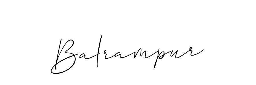 Balrampur stylish signature style. Best Handwritten Sign (Allison_Script) for my name. Handwritten Signature Collection Ideas for my name Balrampur. Balrampur signature style 2 images and pictures png