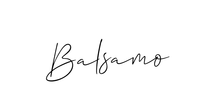 Best and Professional Signature Style for Balsamo. Allison_Script Best Signature Style Collection. Balsamo signature style 2 images and pictures png