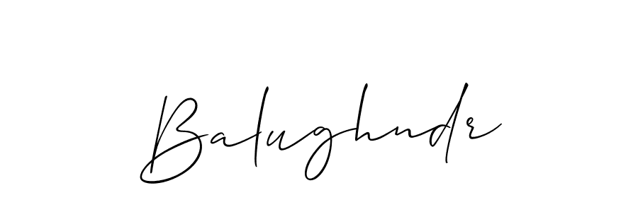 How to make Balughndr signature? Allison_Script is a professional autograph style. Create handwritten signature for Balughndr name. Balughndr signature style 2 images and pictures png