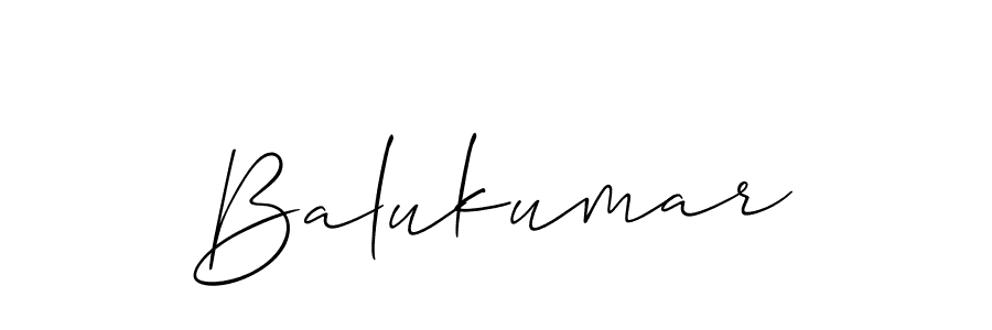 How to Draw Balukumar signature style? Allison_Script is a latest design signature styles for name Balukumar. Balukumar signature style 2 images and pictures png