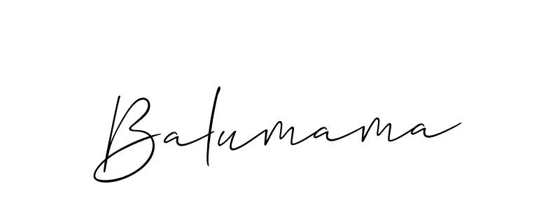 Similarly Allison_Script is the best handwritten signature design. Signature creator online .You can use it as an online autograph creator for name Balumama. Balumama signature style 2 images and pictures png