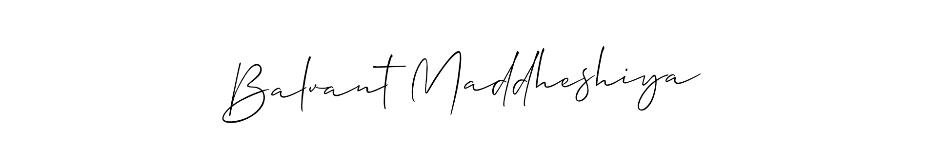 Also You can easily find your signature by using the search form. We will create Balvant Maddheshiya name handwritten signature images for you free of cost using Allison_Script sign style. Balvant Maddheshiya signature style 2 images and pictures png