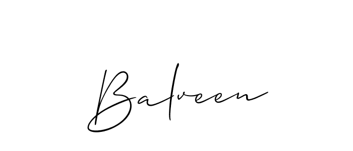 Make a short Balveen signature style. Manage your documents anywhere anytime using Allison_Script. Create and add eSignatures, submit forms, share and send files easily. Balveen signature style 2 images and pictures png