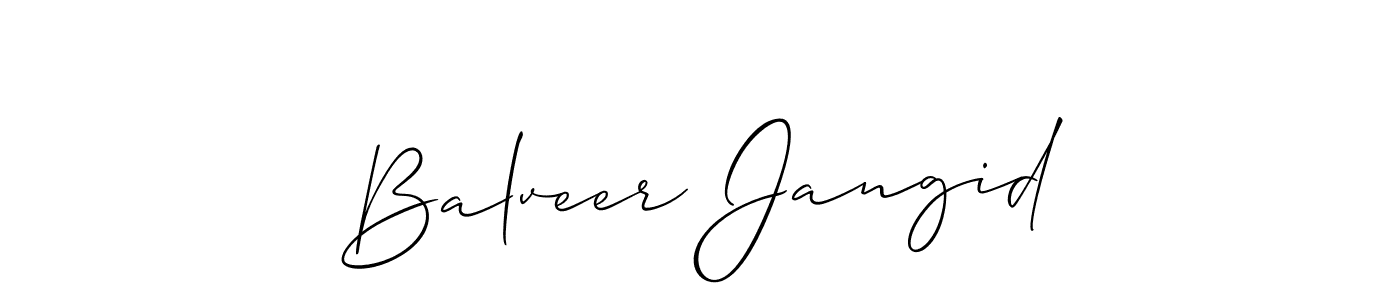 How to Draw Balveer Jangid signature style? Allison_Script is a latest design signature styles for name Balveer Jangid. Balveer Jangid signature style 2 images and pictures png