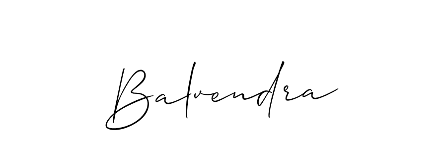 Make a beautiful signature design for name Balvendra. With this signature (Allison_Script) style, you can create a handwritten signature for free. Balvendra signature style 2 images and pictures png