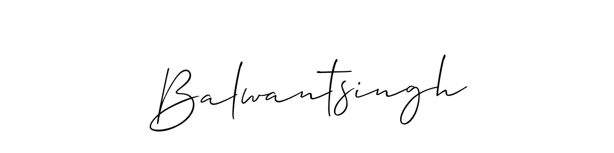 You should practise on your own different ways (Allison_Script) to write your name (Balwantsingh) in signature. don't let someone else do it for you. Balwantsingh signature style 2 images and pictures png