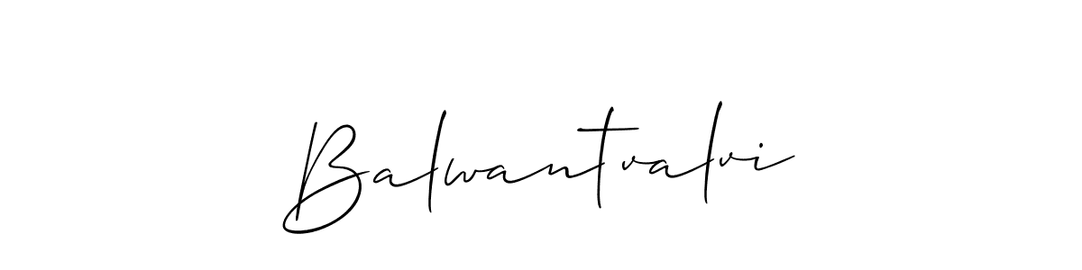 Also we have Balwantvalvi name is the best signature style. Create professional handwritten signature collection using Allison_Script autograph style. Balwantvalvi signature style 2 images and pictures png