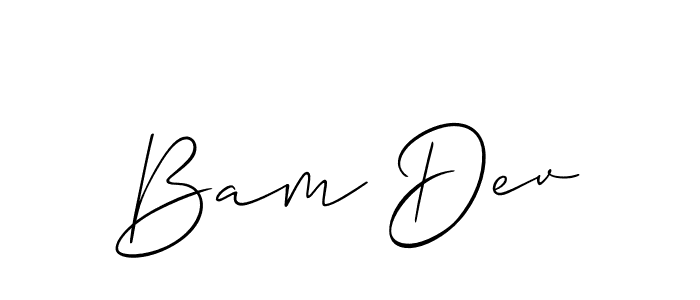 Make a short Bam Dev signature style. Manage your documents anywhere anytime using Allison_Script. Create and add eSignatures, submit forms, share and send files easily. Bam Dev signature style 2 images and pictures png