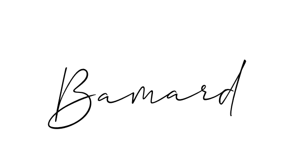 How to make Bamard signature? Allison_Script is a professional autograph style. Create handwritten signature for Bamard name. Bamard signature style 2 images and pictures png