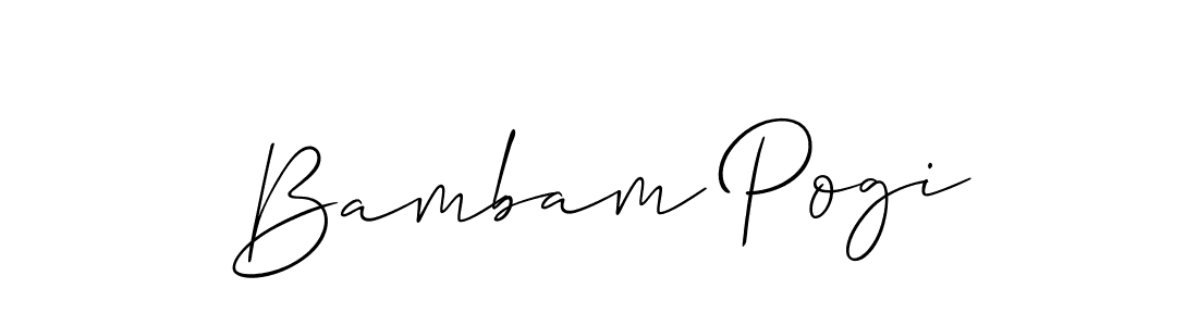 Once you've used our free online signature maker to create your best signature Allison_Script style, it's time to enjoy all of the benefits that Bambam Pogi name signing documents. Bambam Pogi signature style 2 images and pictures png