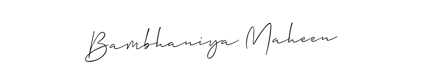 Check out images of Autograph of Bambhaniya Maheen name. Actor Bambhaniya Maheen Signature Style. Allison_Script is a professional sign style online. Bambhaniya Maheen signature style 2 images and pictures png