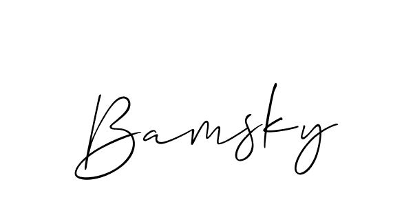 Check out images of Autograph of Bamsky name. Actor Bamsky Signature Style. Allison_Script is a professional sign style online. Bamsky signature style 2 images and pictures png