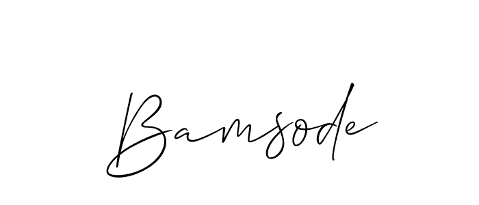 Bamsode stylish signature style. Best Handwritten Sign (Allison_Script) for my name. Handwritten Signature Collection Ideas for my name Bamsode. Bamsode signature style 2 images and pictures png