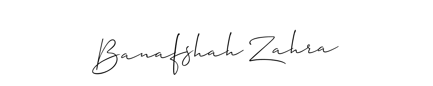 Make a beautiful signature design for name Banafshah Zahra. Use this online signature maker to create a handwritten signature for free. Banafshah Zahra signature style 2 images and pictures png