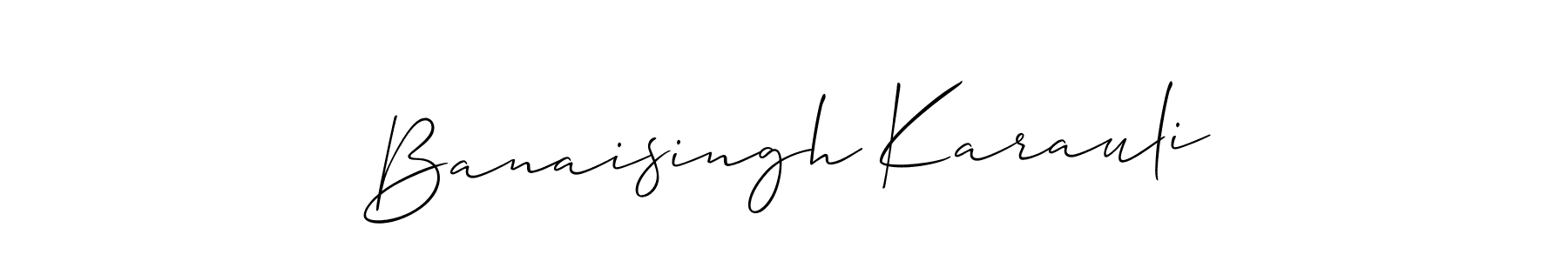 Once you've used our free online signature maker to create your best signature Allison_Script style, it's time to enjoy all of the benefits that Banaisingh Karauli name signing documents. Banaisingh Karauli signature style 2 images and pictures png