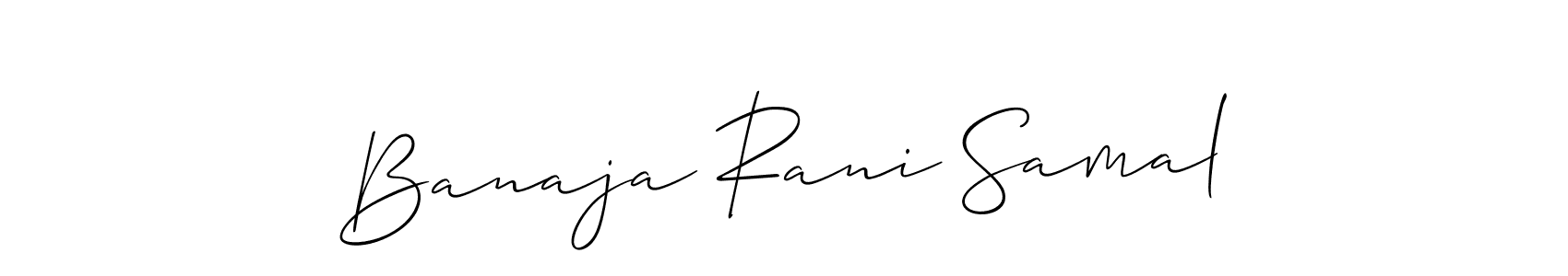 Make a beautiful signature design for name Banaja Rani Samal. Use this online signature maker to create a handwritten signature for free. Banaja Rani Samal signature style 2 images and pictures png