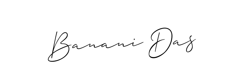 Banani Das stylish signature style. Best Handwritten Sign (Allison_Script) for my name. Handwritten Signature Collection Ideas for my name Banani Das. Banani Das signature style 2 images and pictures png