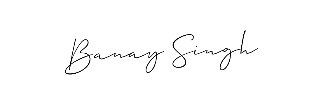 Best and Professional Signature Style for Banay Singh. Allison_Script Best Signature Style Collection. Banay Singh signature style 2 images and pictures png