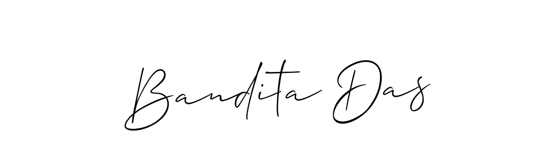 It looks lik you need a new signature style for name Bandita Das. Design unique handwritten (Allison_Script) signature with our free signature maker in just a few clicks. Bandita Das signature style 2 images and pictures png