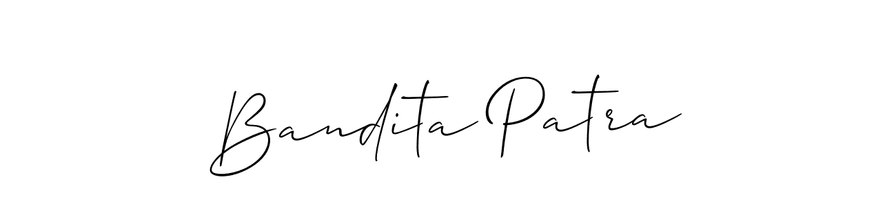 Design your own signature with our free online signature maker. With this signature software, you can create a handwritten (Allison_Script) signature for name Bandita Patra. Bandita Patra signature style 2 images and pictures png