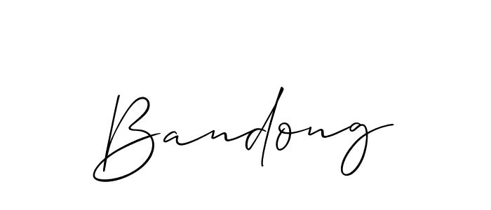 Bandong stylish signature style. Best Handwritten Sign (Allison_Script) for my name. Handwritten Signature Collection Ideas for my name Bandong. Bandong signature style 2 images and pictures png