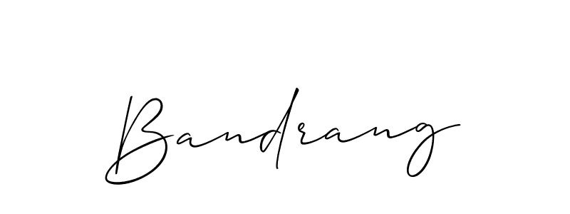 Make a beautiful signature design for name Bandrang. Use this online signature maker to create a handwritten signature for free. Bandrang signature style 2 images and pictures png