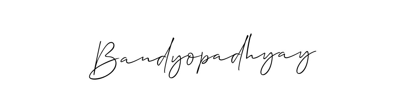 Similarly Allison_Script is the best handwritten signature design. Signature creator online .You can use it as an online autograph creator for name Bandyopadhyay. Bandyopadhyay signature style 2 images and pictures png