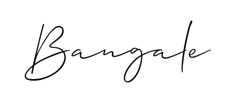 The Allison_Script typeface gives name Bangale a refined look. Suitable for certificates, diplomas, and official verification. Bangale signature style 2 images and pictures png