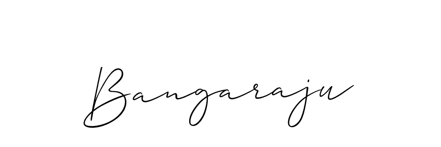 Create a beautiful signature design for name Bangaraju. With this signature (Allison_Script) fonts, you can make a handwritten signature for free. Bangaraju signature style 2 images and pictures png